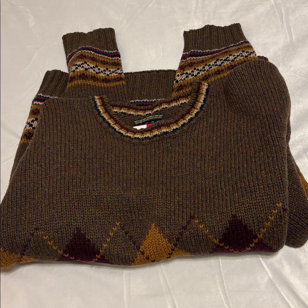 Tommy Hilfiger wool knit crew neck sweater sz.XL - Picture 9 of 10